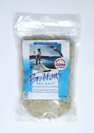 Brittany Coarse Light Grey Sea Salt Celtic 400g